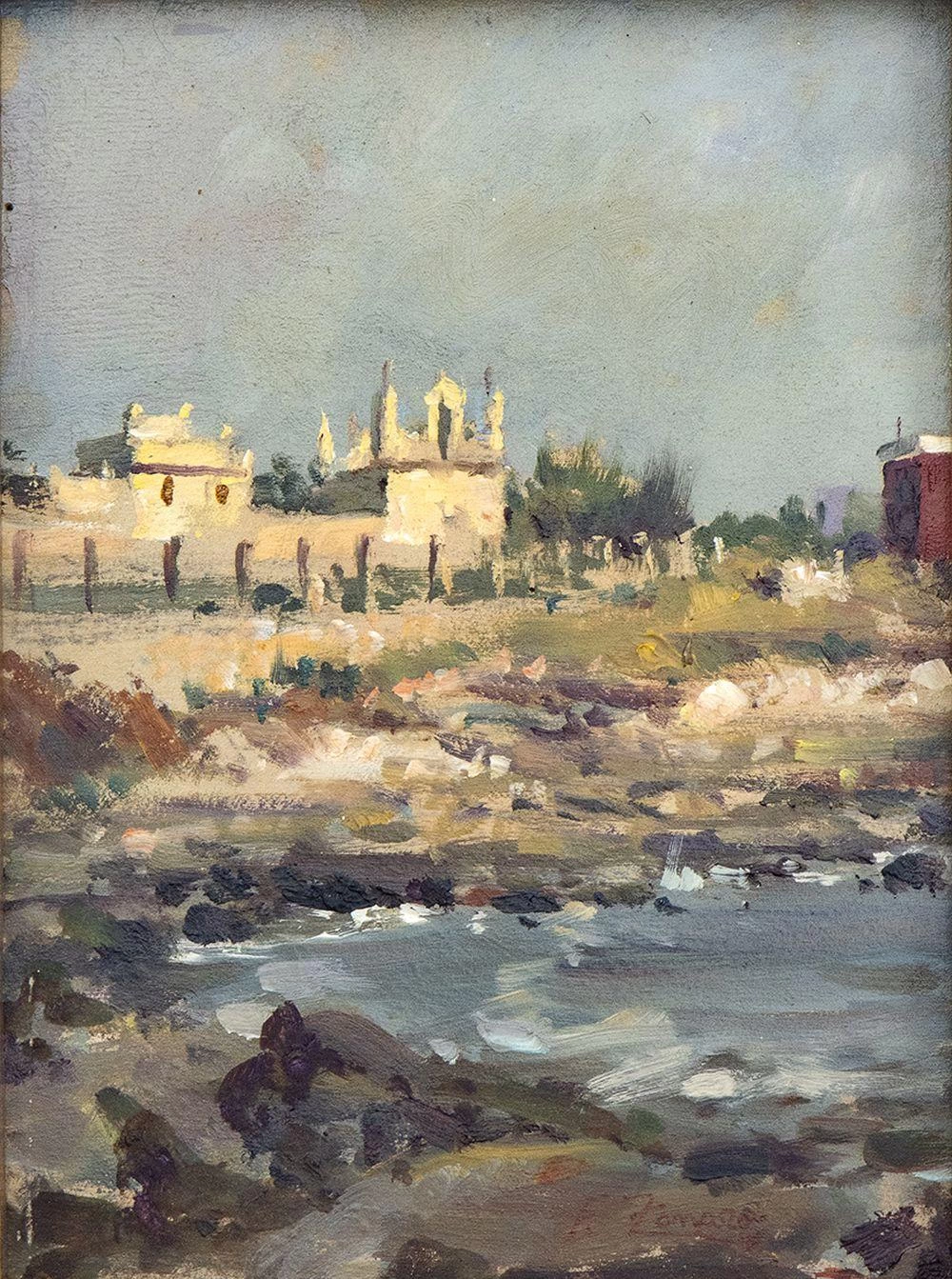Paesaggio arabo - attribuito